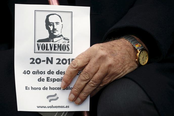 Francisco Franco | Francova družina nasprotuje izkopu posmrtnih ostankov nekdanjega španskega diktatorja. | Foto Reuters