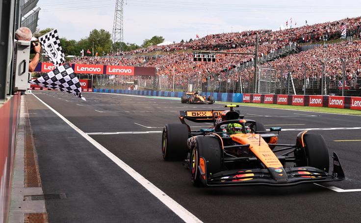 Lando Norris je na zadnjih štirih dirkah trikrat zmagal. | Foto: Reuters