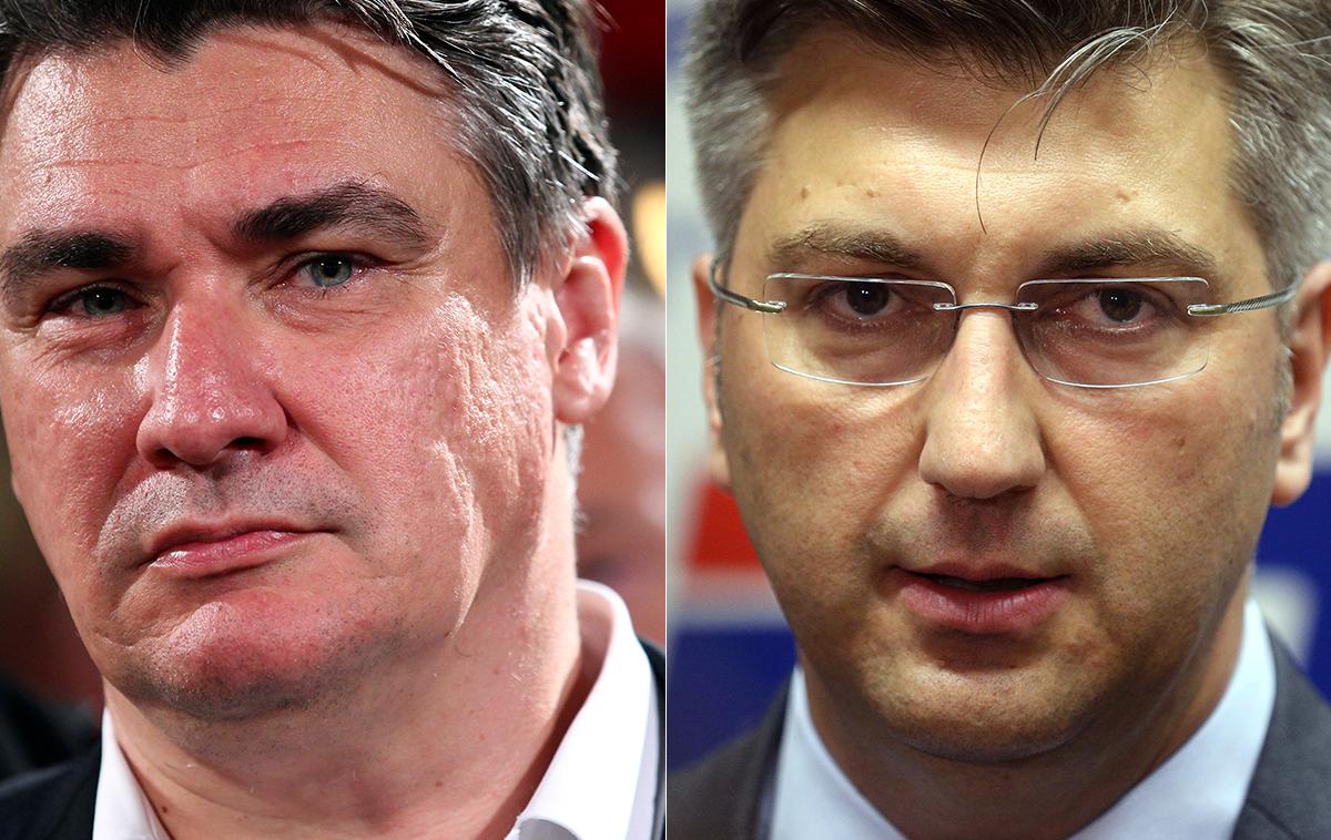 Zoran Milanović, Andrej Plenković | Foto STA