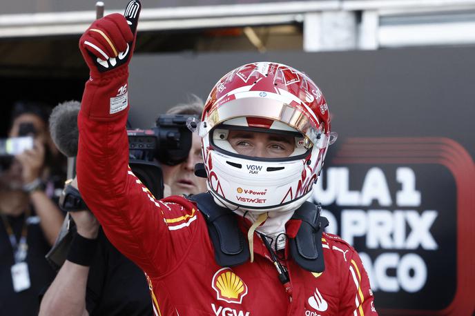 Monako Charles Leclerc Ferrari | Na osmi dirki sezone bo na prvem štartnem mestu Monačan Charles Leclerc. Njegovi domači so bili navdušeni. | Foto Reuters