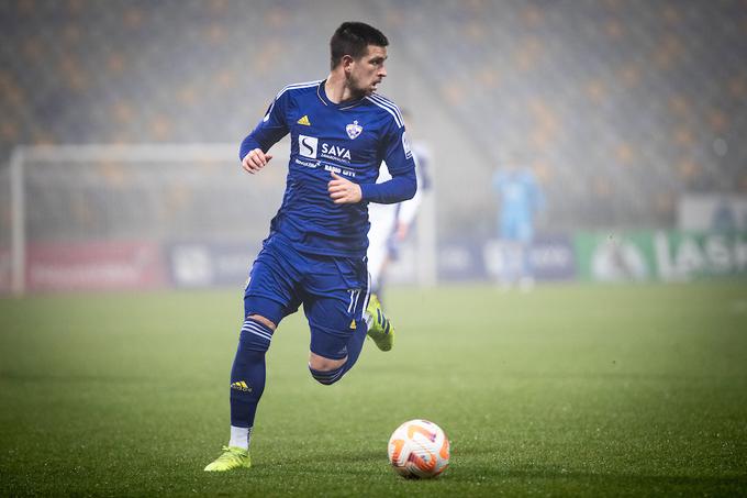Žan Vipotnik je dosegel nova dva gola za Maribor. | Foto: Blaž Weindorfer/Sportida