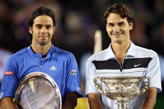 Roger Federer in Fernando Gonzalez | Roger Federer in Fernando Gonzalez se poznata že iz najstniških let. | Foto Guliverimage