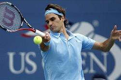 Federer tudi v tretjem krogu ni oddal niza