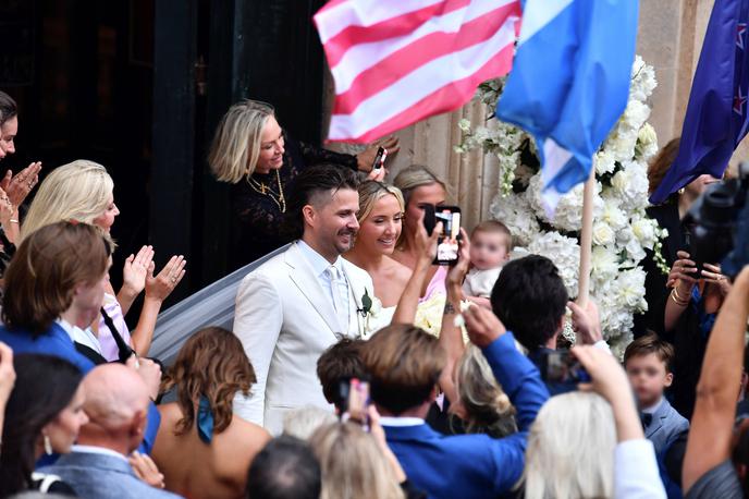 Poroka sina Roda Stewarta v Dubrovniku | Liam Stewart in Nicole Artukovich se v hrvaškem Dubrovniku mudita že nekaj dni. | Foto Guliverimage