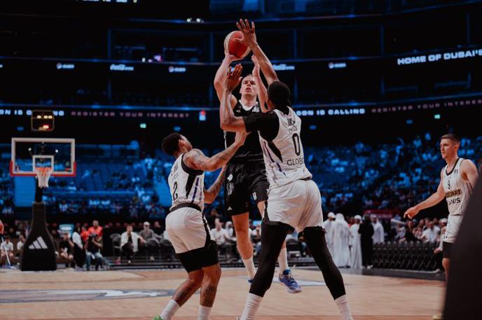 liga ABA polfinale Dubai Partizan Klemen Prepelič | Klub iz Dubaja je z zmago po podaljšku izsilil odločilno tretjo polfinalno tekmo. | Foto Dubai Basketball