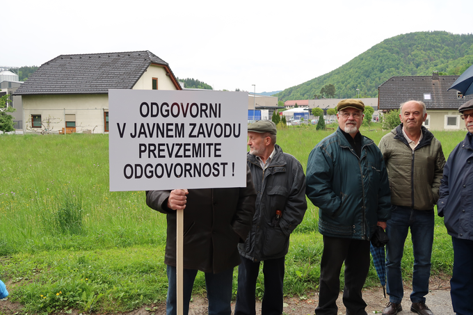 Zdravstveni dom Nazarje protesti | Foto: STA ,