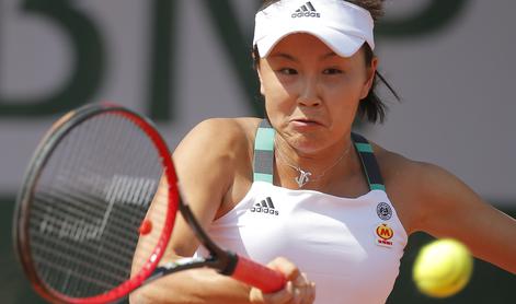 Po objavljenih obtožbah naj bi izginila kitajska teniška igralka Shuai Peng