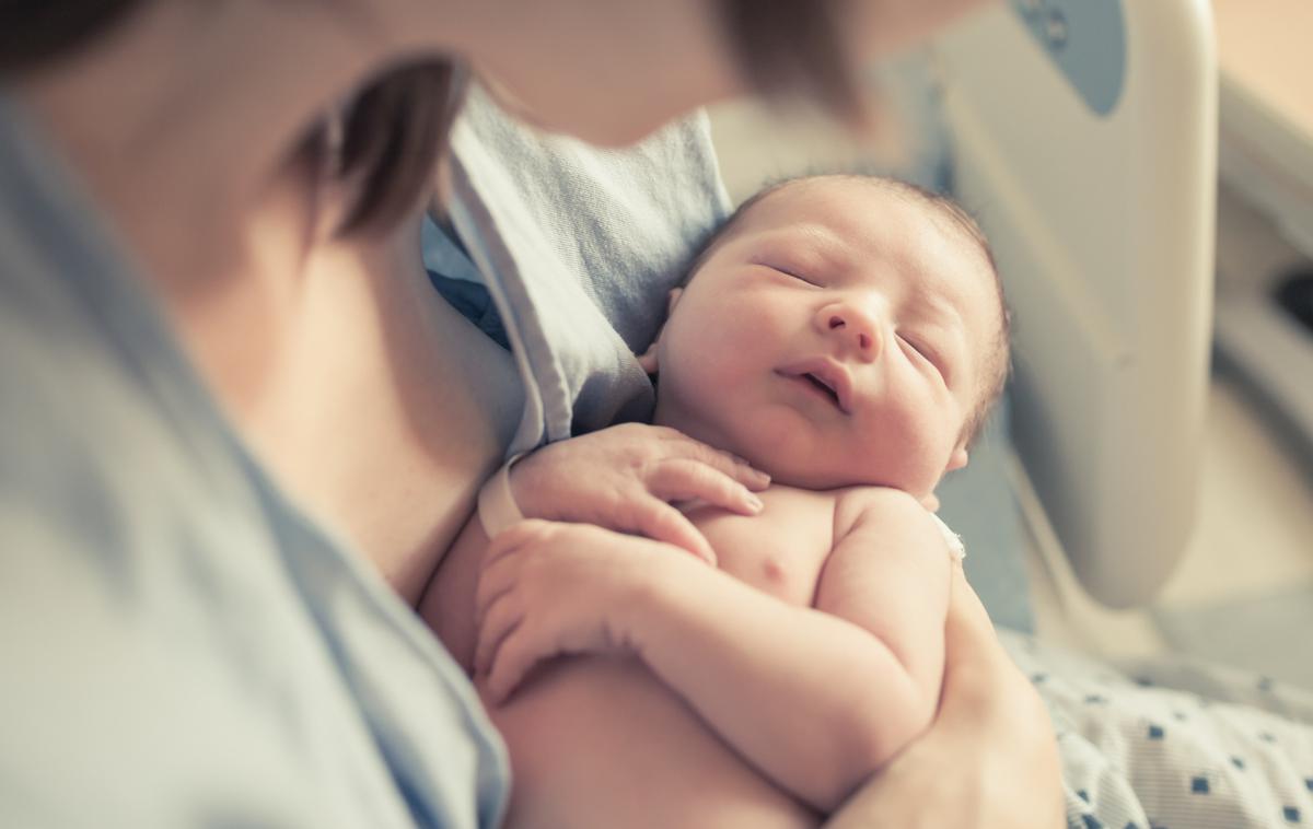 rojstvo, porod, dojenček | Foto Thinkstock