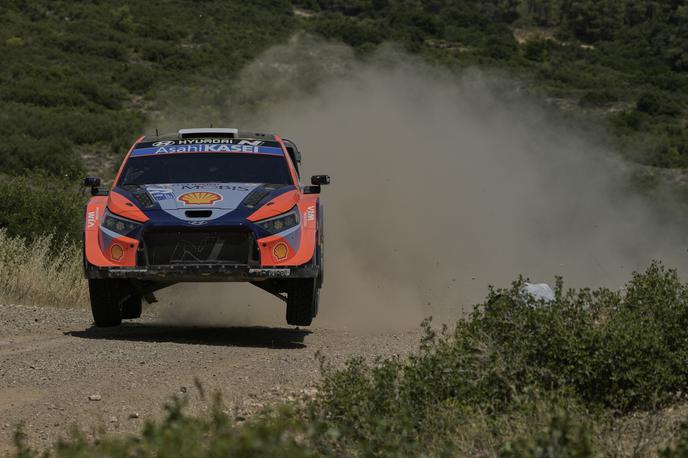 reli Akropolis Ott Tänak Hyundai | Ott Tänak vodi po petkovem delu relija Akropolis. | Foto Guliverimage