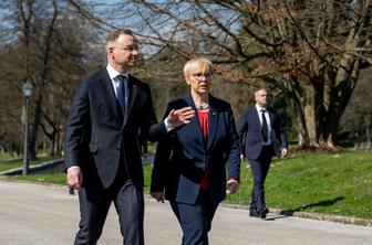 Pirc Musarjeva in Duda izpostavila pomembnost podpiranja Ukrajine
