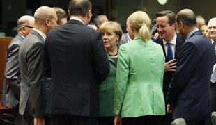 Merklova bo odpovedala vrh EU-ja, če bo Velika Britanija uporabila veto