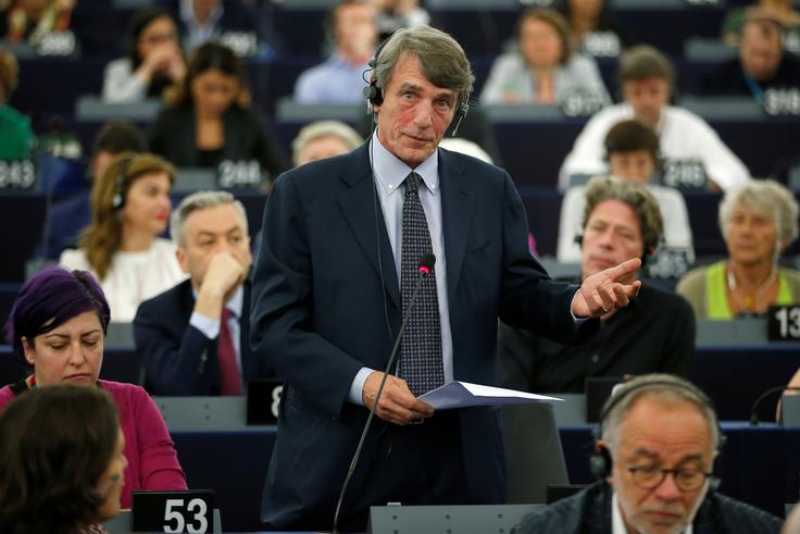 Predsednik parlamenta Sissoli | Foto: Reuters
