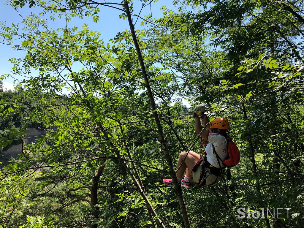 Zipline dolinka