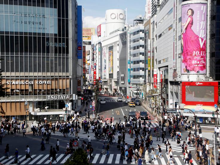 Tokijski mestni predel Shibuya (v času pred epidemijo) | Foto: Reuters