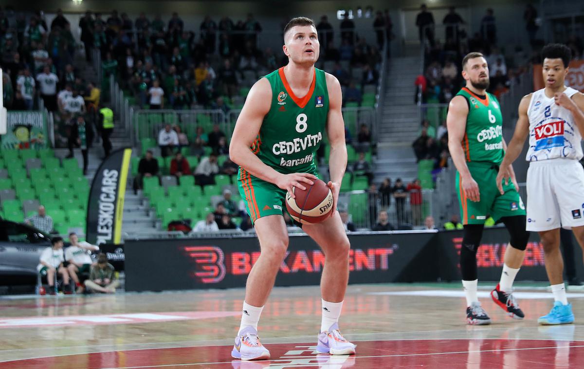 Edo Murić Cedevita Olimpija | Edo Murić se seli v Španijo, kjer bo kariero nadaljeval v vrstah katalonskega kluba Hiopos Forca Lleida. | Foto Domen Bratun/Sportida