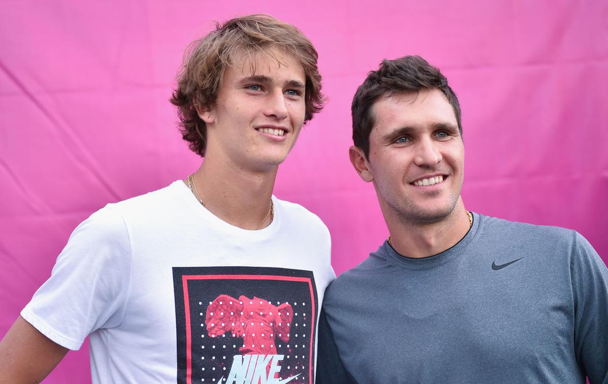 Alexander Mischa Zverev | Tretji igralec sveta Alexander Zverev je bil rojen v Hamburgu, njegov devet let starejši brat Mischa pa v Moskvi. | Foto Guliver/Getty Images