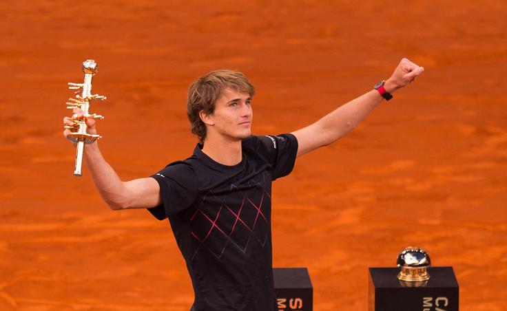 Aleksander Zverev - bo on tisti, ki bo na OP Francije mešal štrene kralju peska Rafaelu Nadalu. | Foto: Guliverimage/Getty Images