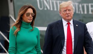 Melania in Donald Trump na razpotju? Ona eno, on drugo.