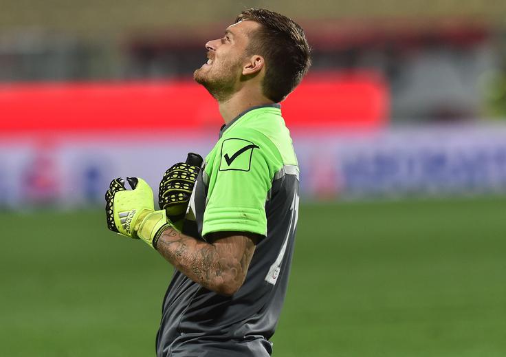 Vid Belec se je s Carpijem skupaj s soigralcema Aljažem Struno in Enejem Jelenićem uvrstil v finale kvalifikacij za vstop v italijansko serio A. | Foto: Getty Images