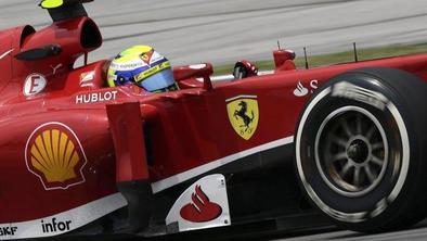 Ferrarijev Massa: Hvala bogu, da je začelo deževati