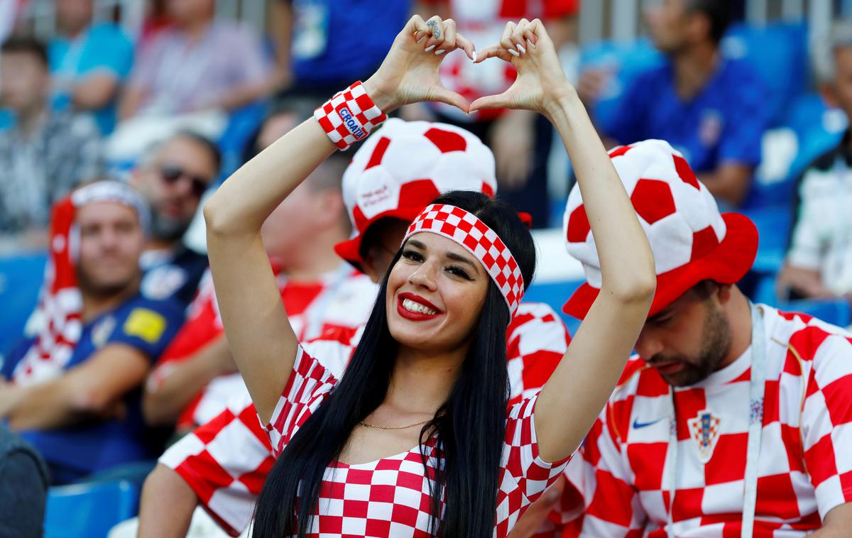 Hrvaška navijačica | Foto Reuters