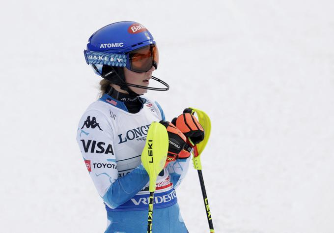 Mikaela Shiffrin je prvi ameriški par ponesla s četrtega mesta do zlate kolajne. | Foto: Reuters