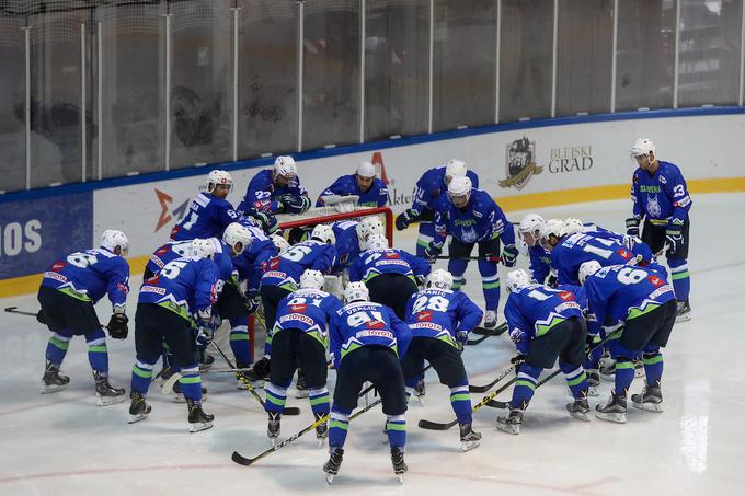 Slovenska hokejska reprezentanca se bo na Bledu zbrala v torek, med četrtkom in soboto pa bo tam odigrala tri tekme. | Foto: Matic Klanšek Velej/Sportida