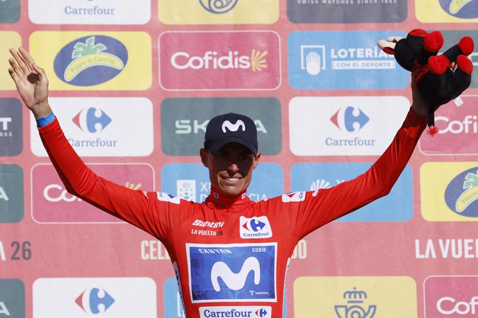 Enric Mas Vuelta 2026 | Čustveni Enric Mas po kraljevski etapi ni skrival, koliko mu pomeni dejstvo, da je tik pred prvo skupno zmago na Vuelti. | Foto Guliverimage