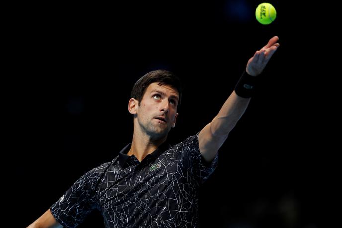 Novak Đoković London | Novak Đokovič je dosegel prvo zmago na zaključnem turnirju. | Foto Reuters