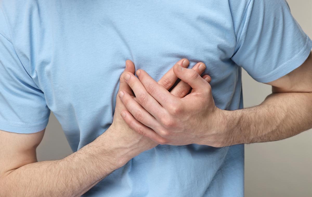 bolečine v prsih, srčne bolezni, srčno popuščanje | Foto Shutterstock