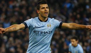 Sergio Agüero bo proti Arsenalu lahko igral