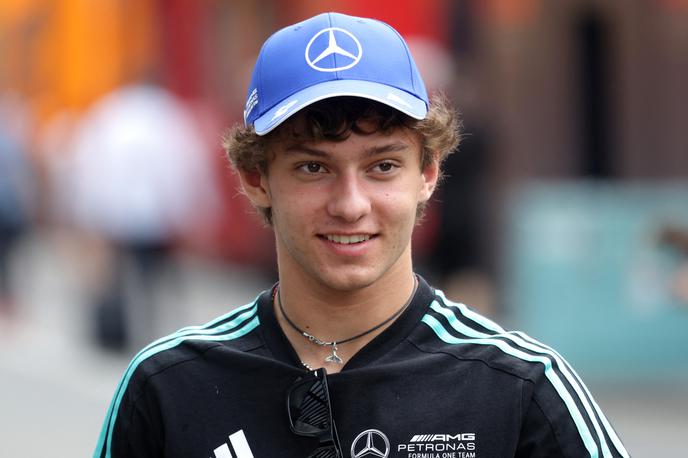 Spielberg Andrea Kimi Antonelli | Andrea Kimi Antonelli bo avgusta dopolnil 19 let, pred dnevi je končal srednjo šolo. | Foto Reuters
