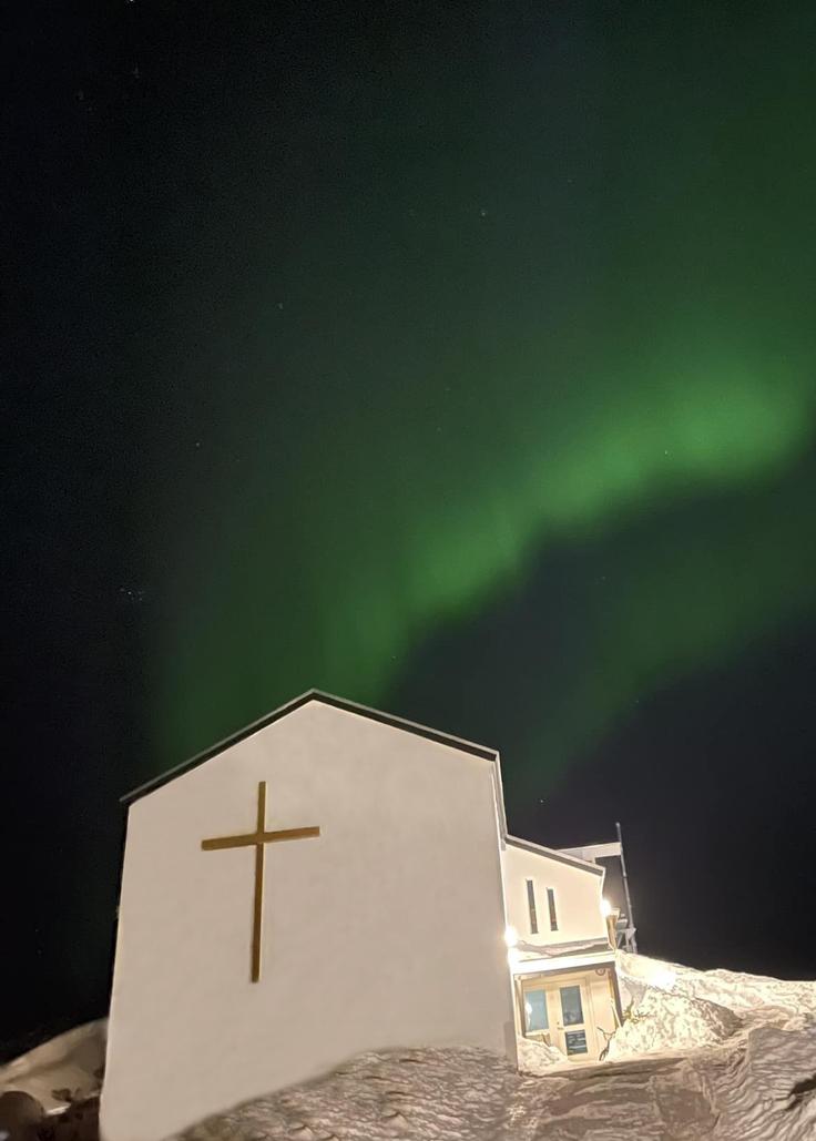 Katoliška cerkev Kristusa Kralja v glavnem grenlandskem mestu Nuuk. | Foto: Osebni arhiv Tomaža Majcna