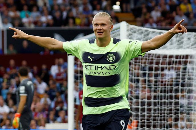 Manchester City Erling Haaland | Erling Haaland je na sedmih tekmah premier lige zabil 11 golov. | Foto Reuters