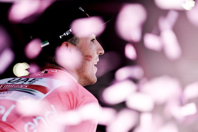 Valerio Conti | Italijan Valerio Conti je ubranil rožnato majico vodilnega kolesarja na Dirki po Italiji. | Foto Giro/LaPresse