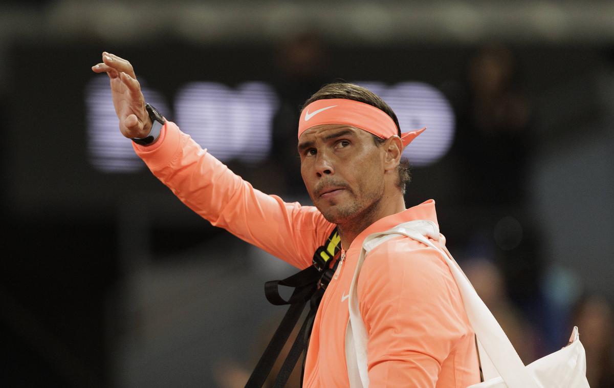Rafael Nadal | Rafael Nadal se je poslovil od Madrida. | Foto Reuters