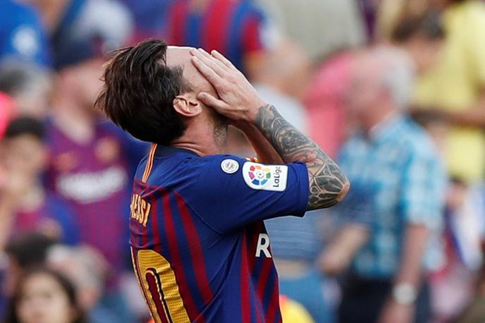 Lionel Messi | Lionel Messi je na prvem treningu v novi sezoni staknil poškodbo. | Foto Reuters