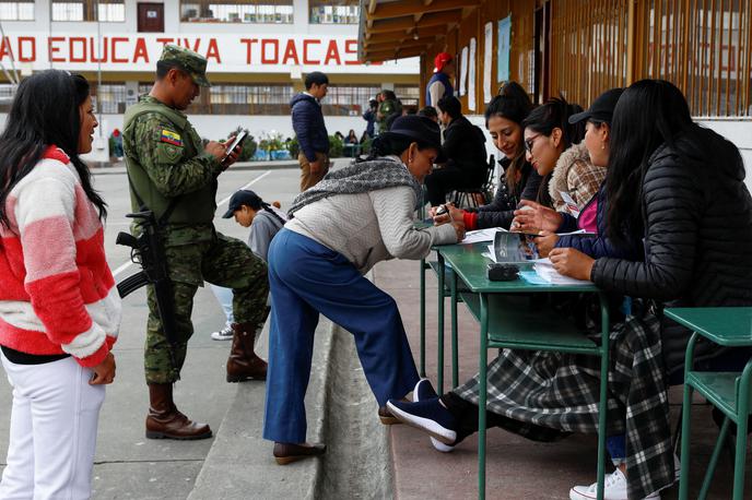 Ekvador volitve | Zmagovalec bo na položaju samo 16 mesecev – do maja 2025. | Foto Reuters