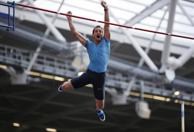 Francoz Renuad Lavillenie je najuspešnejši atlet v diamantni karavani. | Foto: Reuters