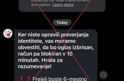 Kupci, pozor, prevara o Bolhi: nikoli, res nikoli ne posredujte OTP kode