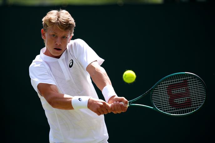 Žiga Šeško | Žiga Šeško blesti v Wimbledonu. | Foto Reuters