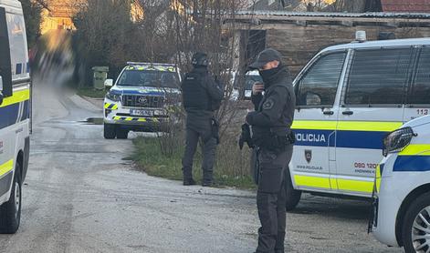 Streljanje v Žabjaku - policija zavarovala sledi in predmete #foto