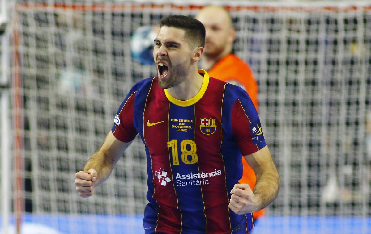 Blaž Janc Barcelona | Blaž Janc je prispeval tri gole k zmagi Barcelone na derbiju kroga. | Foto Reuters