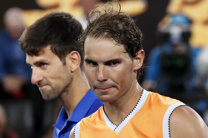 Rafael Nadal Novak Đoković | Rafael Nadal in Novak Đoković se pripravljata na prvi letošnji teniški vrhunec. | Foto Reuters