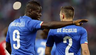 Še en šok za Italijo: ostali tudi brez De Sciglia
