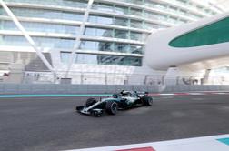 Hamilton najhitrejši na zadnjem treningu v Abu Dabiju
