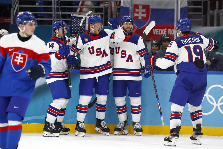 Američani so v boju za finale odpravili Slovake. | Foto: Guliverimage
