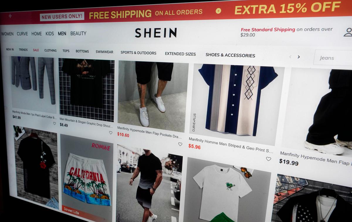 Shein | "V izdelkih z obeh cenovno ugodnih platform Temu in Shein smo odkrili kemikalije, nevarne za ljudi in okolje, ki tudi za 4000-krat presegajo dovoljene mejne vrednosti EU. Takšno blago se v Avstriji ne sme prodajati," je po poročanju avstrijske tiskovne agencije APA povedala Claudia Meixner iz organizacije Global 2000. | Foto Guliverimage