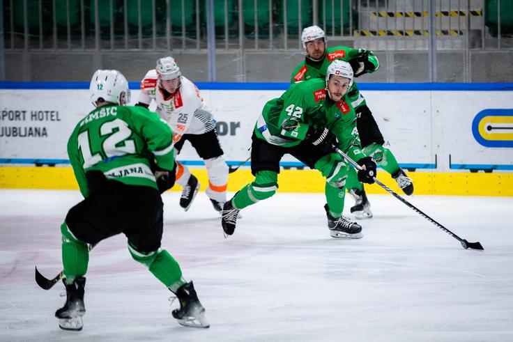 HK Olimpija : Graz 99ers | Foto: HKO/Luka Vovk