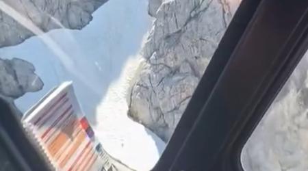 Policija delila video reševanja planinca #video